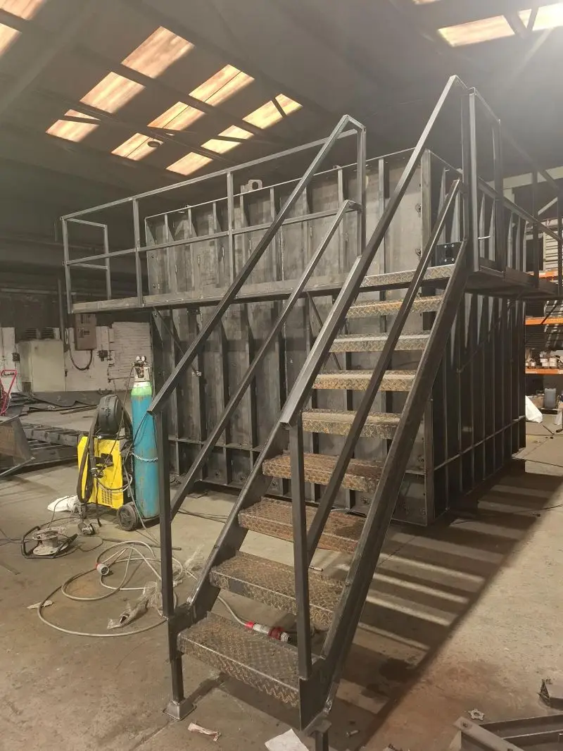 Inside the mould showing wall faces